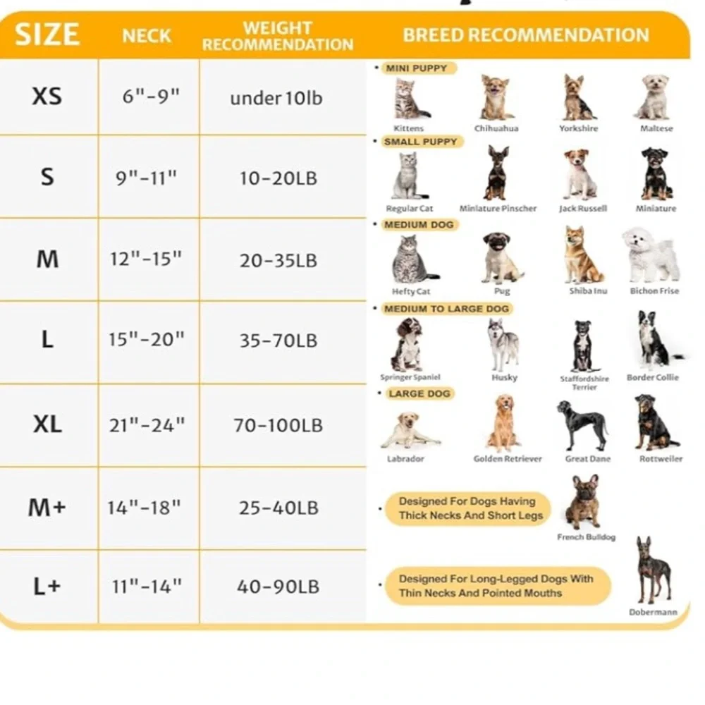 MIDOG Dog Cone Collar for Medium size Dogs Soft Inflatable Dog Cone Alternative